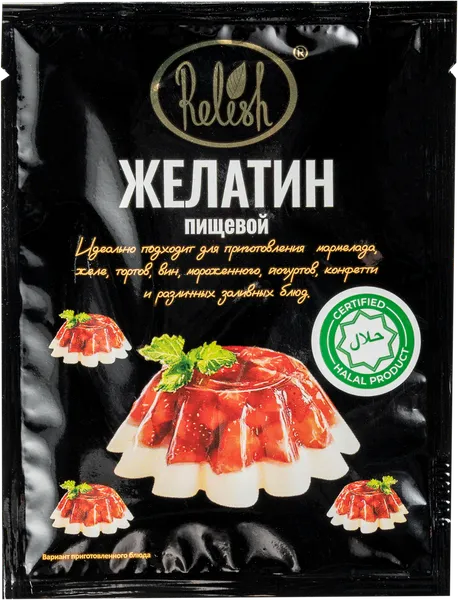 Изображение Желатин пищевой Релиш Релиш м/у, 10 г