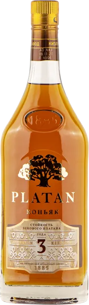 Изображение Коньяк 40% Платан 3 года Кизлярский КЗ с/б, 0,5 л