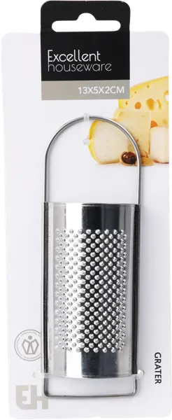 Изображение Терка 13*5см для сыра Купман стальная полукруглая Купман Интернэшнл , 1 шт