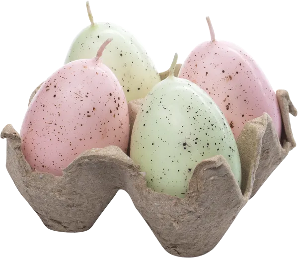 Изображение Свеча Цветная Домашняя кухня яйцо в подложке Домашняя кухня м/у, 4 шт