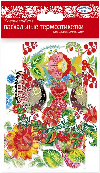 Изображение Термоэтикетка для яиц пасхальные Домашняя кухня в ассортименте Топ Продукт м/у, 6 шт
