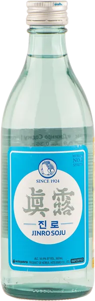 Изображение Спиртной напиток 16,9% Соджу джинро ХайтДжинро с/б, 0,36 л