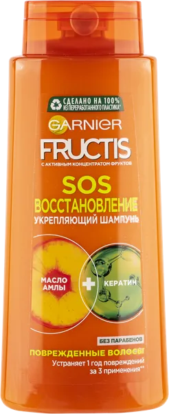 Изображение Шампунь для поврежден волос Фруктис сос восстановление Лореаль п/у, 700 мл