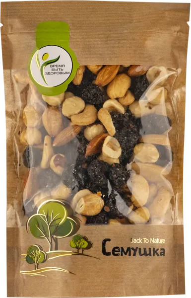 Изображение Коктейль орехи сухофрукты Семушка с изюмом Комсервис м/у, 150 г
