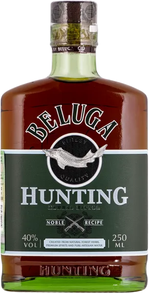 Изображение Ликер 38% Белуга Хантинг травяной Мариинск. ЛВЗ ОАО с/б, 0,25 л