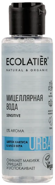 Изображение Мицеллярная вода для лица Эколатье урбан БИО очищающая кактус алоэ ЭкоЛаборатория п/у, 100 мл