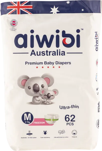 Изображение Подгузники М 6-11кг Айвиби премиум Ефар Индастриал м/у, 62 шт