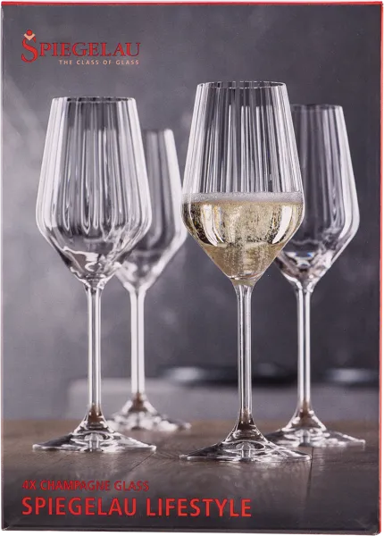 Изображение Бокал 310мл для шампанского Шпигелау лайфстайл Шпигелау п/у, 4 шт