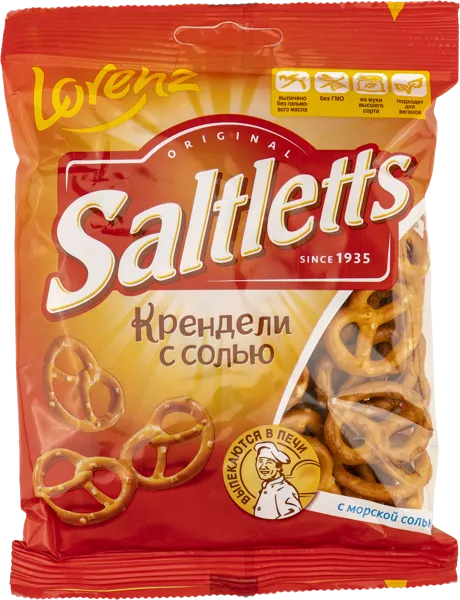 Изображение Крендельки соленые Лоренц классические Лоренц м/у, 60 г