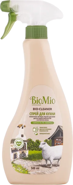 Изображение Спрей для кухни Биомио БИО клинер лемонграсс Сплат Косметика п/у, 500 мл