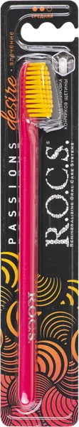 Изображение Зубная щетка средняя Рокс пешнс дезае ВДС-Ступино к/у, 1 шт