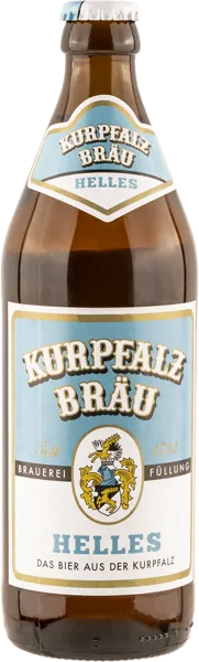 Изображение Пиво светлое Лагер 5,2% Курпфальц Брой хеллес Вельдеброу с/б, 0,5 л
