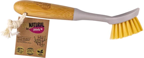 Изображение Щетка для посуды Йорк эко нейчерал бамбук Йорк , 1 шт