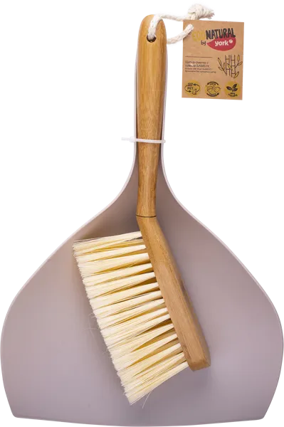 Изображение Набор совок+щетка белый Йорк эко нейчерал бамбук Йорк , 1 шт