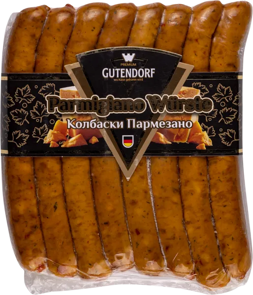 Изображение Колбаса полукопченая Гутендорф колбаски пармезано Танаис ТТК в/у, 400 г