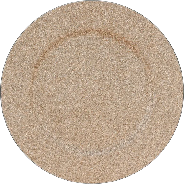 Изображение Тарелка 33см декоративная Купман золотая с блестками Купман Интернэшнл , 1 шт