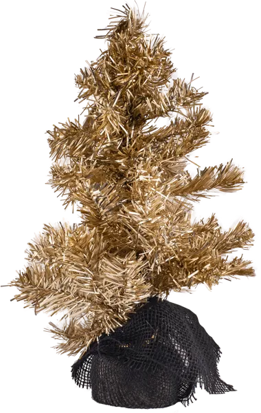 Изображение Елочка 45см золотистая Купман на подставке Купман Интернэшнл , 1 шт