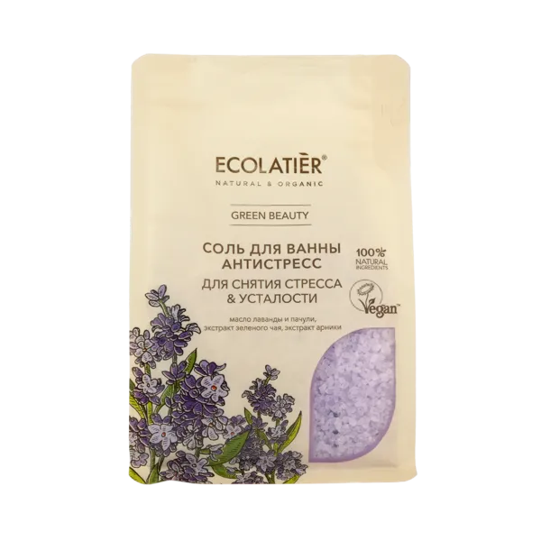 Изображение Соль для ванны Эколатье БИО антистресс ЭкоЛаборатория м/у, 600 г