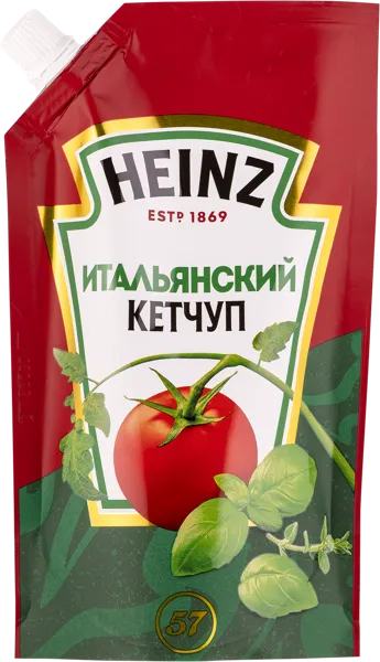 Изображение Кетчуп томатный Хайнц итальянский Петропродукт м/у, 320 г