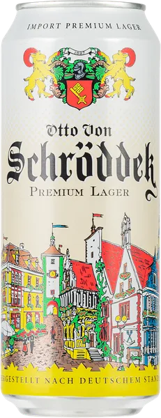 Изображение Пивной напиток светлое Лагер 4,9% Отто Фон Шрёддер премиум Фильдшлёсхен ж/б, 0,5 л