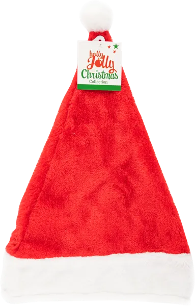 Изображение Шапка 45см плюш Купман рождественская красная Купман Интернэшнл , 1 шт