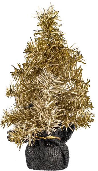 Изображение Елочка 30см золотистая Купман на подставке Купман Интернэшнл , 1 шт