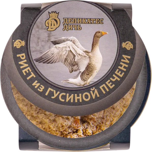 Изображение Риет Деликатес дичь из гусиной печени Деликатес дичь с/б, 200 г