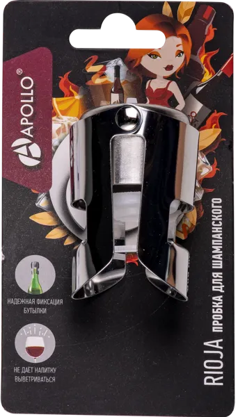 Изображение Пробка для вина стальная Аполло риоха Аполло к/у, 1 шт