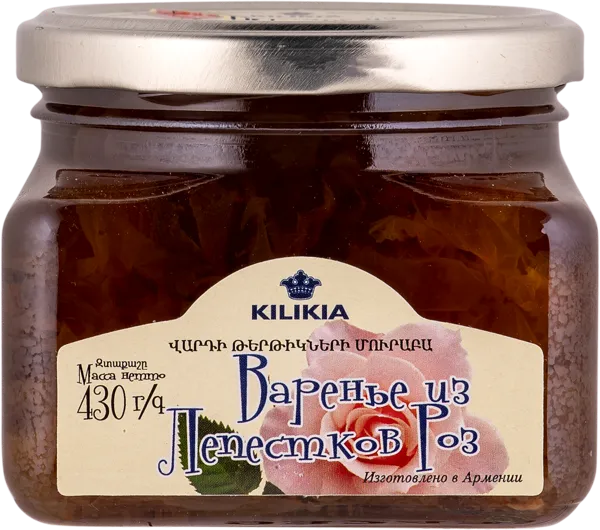 Изображение Варенье из лепестков роз Киликия Ереванское пиво с/б, 430 г