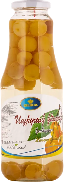 Изображение Компот Киликия белая черешня Ереванское пиво с/б, 1 л