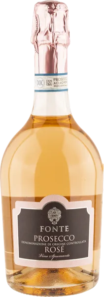 Изображение Вино игристое розовое брют Фонте просекко розе Фонте с/б, 0,75 л