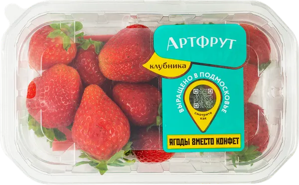 Изображение Ягода отборная Арт фрут клубника Арт Фрут п/у, 250 г