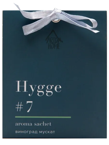 Изображение Ароматизатор саше 10гр Хюгге №7 виноград мускат Арида Хоум к/у, 1 шт