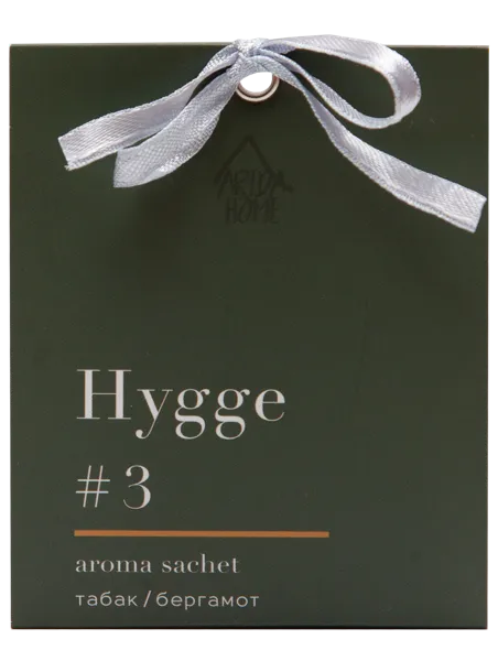 Изображение Ароматизатор саше 10гр Хюгге №3 табак бергамот Арида Хоум к/у, 1 шт