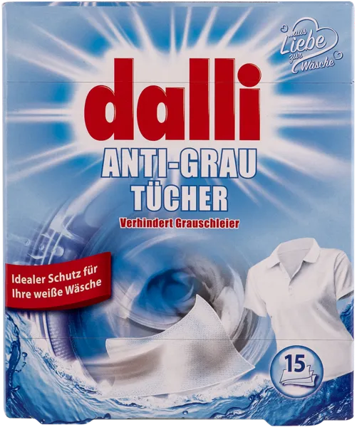 Изображение Салфетки для стирки белого Далли защита от окрашивания Далли к/у, 15 шт