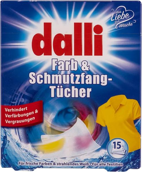 Изображение Салфетки для стирки цветного Далли защита от окрашивания Далли к/у, 15 шт