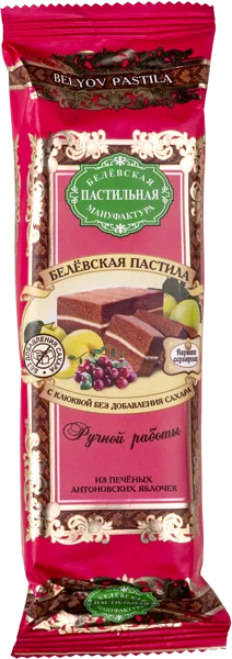 Изображение Пастила без сахара Белевская с клюквой Белевская пастила м/у, 50 г