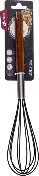 Изображение Венчик 35см для взбивания Аполло акация с ручкой из дерева Аполло к/у, 1 шт