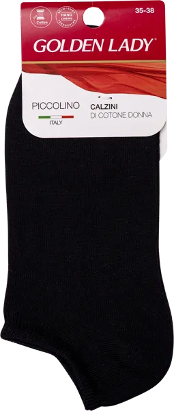 Изображение Носки женские размер 35-38 Голден Леди пикколино неро укорочен Голден Леди к/у, 1 пара