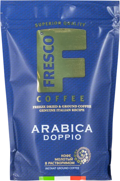 Изображение Кофе растворимый Фреско арабика доппио Славкофе м/у, 75 г