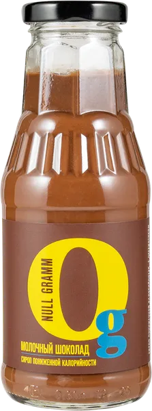 Изображение Сироп низкокалорийный Ноль грамм молочный шоколад Здоровые продукты с/б, 330 г