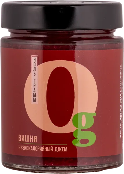 Изображение Джем низкокалорийный Ноль грамм вишня Здоровые продукты с/б, 260 г