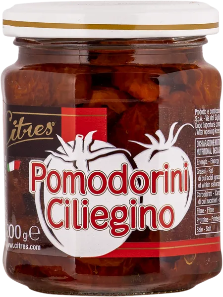 Изображение Томаты в масле Цитрес вяленые черри Цитрес Срл с/б, 200 г
