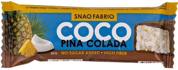 Изображение Батончик в шокол без сахара Снэк фабрик ананас кокос Фитнес Фуд м/у, 40 г