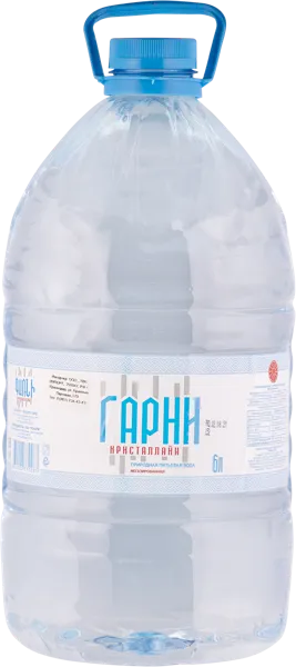 Изображение Вода негаз рН 6,4-6,9 Гарни кристаллайн питьевая Рокарм п/б, 6 л