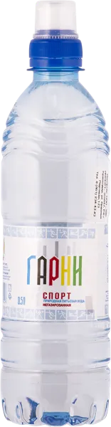 Изображение Вода негаз рН 6,4-6,9 Гарни кристаллайн питьевая спорт Рокарм п/б, 0,5 л