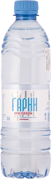 Изображение Вода негаз рН 6,4-6,9 Гарни кристаллайн питьевая Рокарм п/б, 0,5 л