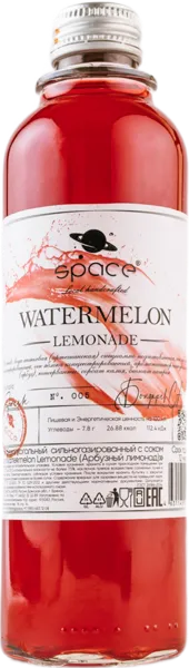 Изображение Напиток без сахара газ Спейс сплэш арбуз Космическая компания с/б, 0,33 л