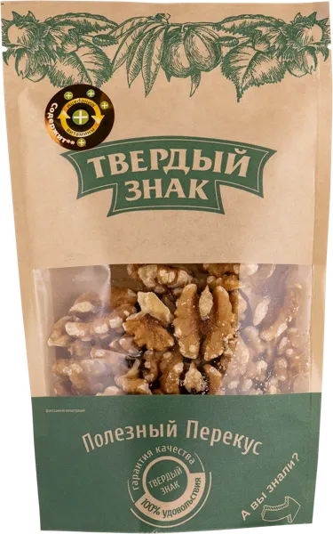 Изображение Орехи натуральные Твердый знак крафт грецкий орех Орехпром м/у, 120 г