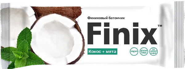 Изображение Батончик финиковый Финикс кокос мята Белое дерево м/у, 30 г